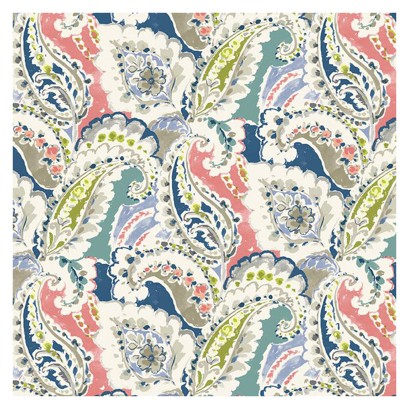 Paisley Fabric, Teal