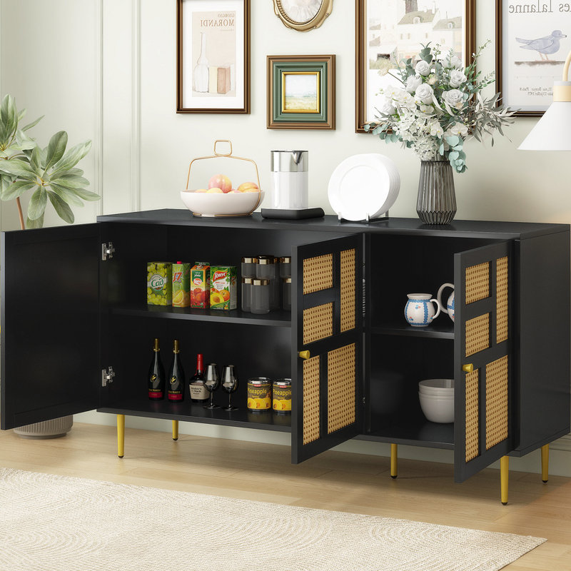 Armoire d'appoint Abisola, Noir