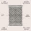 Tapis gris / crème Amir Moroccan Beni Souk-2000994755