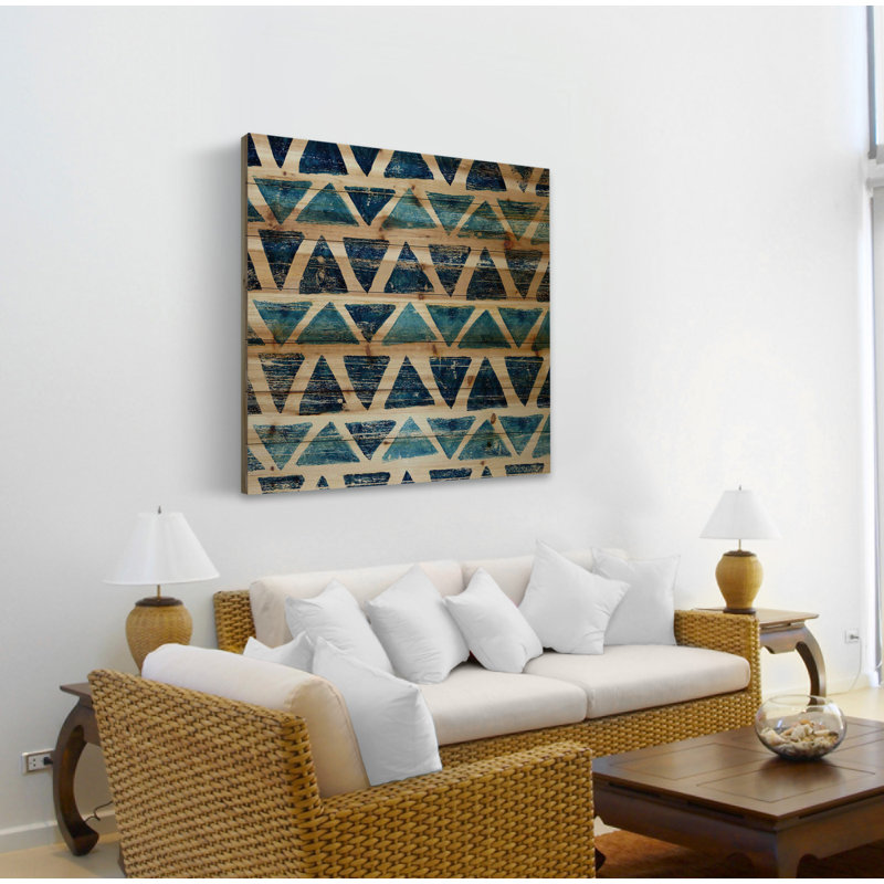 Triangles - No Frame Painting on Wood, 61 cm H x 61 cm W