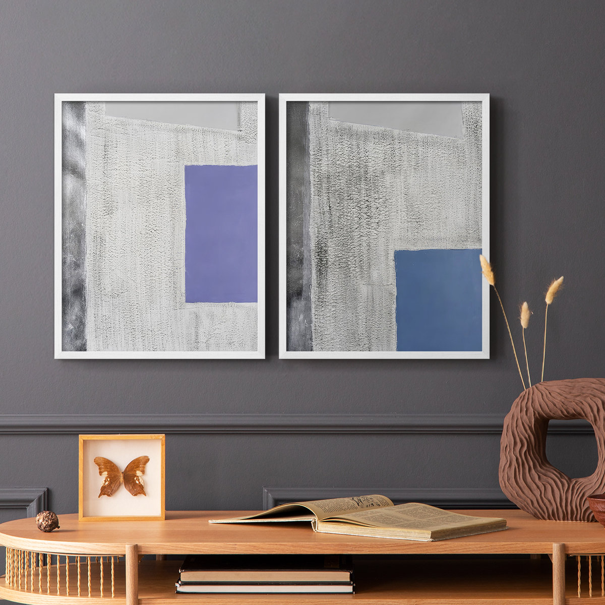 Wrought Studio™ Quadratic Layout III-Premium Framed Print -Ready to ...