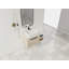 Meuble-lavabo moderne 36 po avec lavabo d'art en céramique, dalle de pierre blanche et petites tablettes de rangement, porte à fermeture douce, ensemble KD (Top-BAB110MOWH)-1381264918