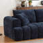 Canapé d'angle de luxe en chenille, design minimaliste, canapé-lit confortable pour salon, appartement et espaces de réception, aucun assemblage requis-264926098