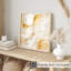 «Abstract Golden Strokes VI», reproduction d'art moderne sans cadre-1419259926