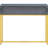 Grey Entryway Console Table With Two Drawers - , Modern Delicate Interior Style Bold Gold Base And Geometric Stripe In Drawer Storage Option, Construction, Design Diagonal Stripes-1655179665