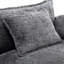 Canapé modulaire surdimensionné de 112 pouces avec canapé en nuage en L en chenille moderne avec repose-pieds mobile et mousse à mémoire de forme-79624016