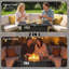 Rectangle Smokeless Fire Pit Stand