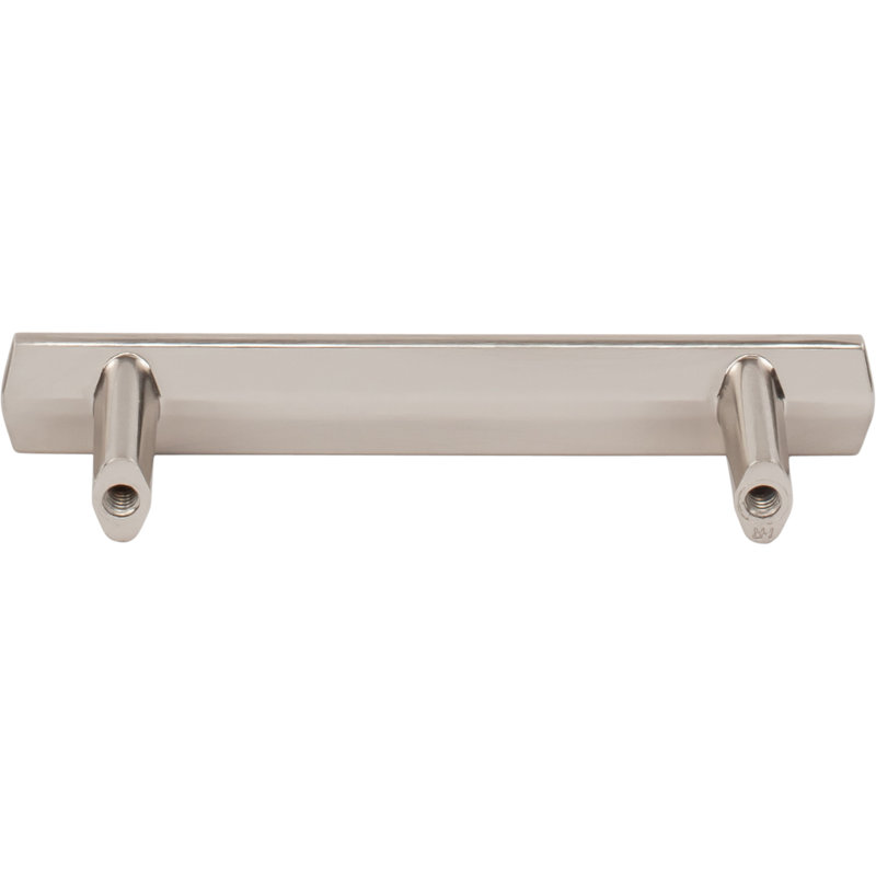 Poignée barre / poignée 3 po William, Nickel satiné