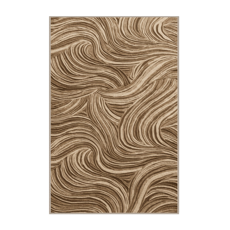  Tapis bord de mer lavable Sandy Ripple, Tapis de couloir 2 pi x 5 pi