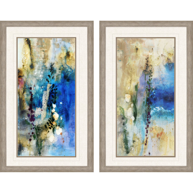 Immerge - ensemble de 2 cadres de peinture