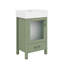 Meuble-lavabo de 20 pouces avec lavabo en céramique et beaucoup de rangement-274717836