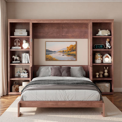 Murphy Bed With Desk And Bookshelf