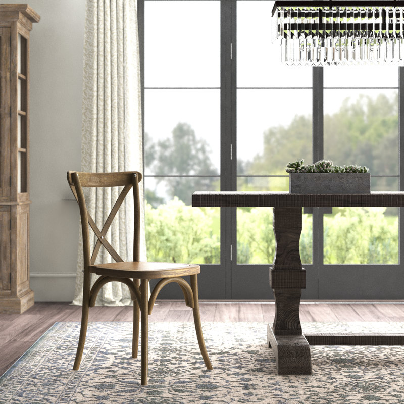 Chaise de bistro en bois Aroust, Naturel, 1