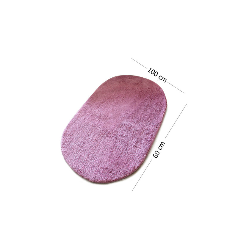 Tapis pour salle de bain Martelle, Lilas