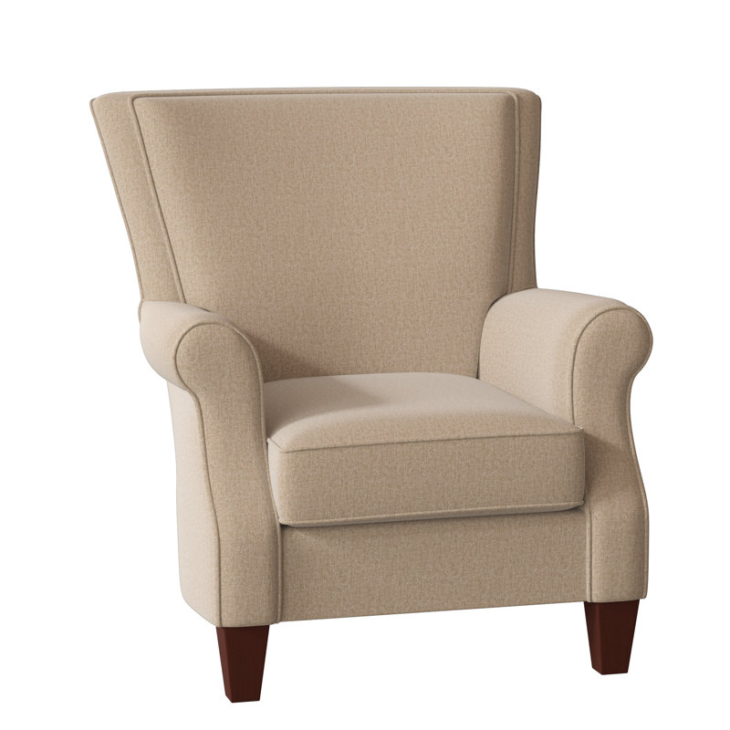 Fauteuil Geary, Beau sergé performance beige 10, Manhattan, Oui