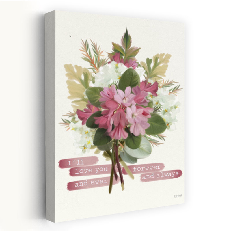 «Forever And Ever», art floral contemporain, H 24 po x l 16 po