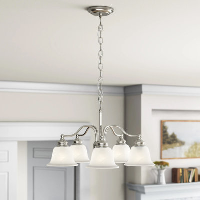 Becky 5 - Light Shaded Classic / Traditional Chandelier