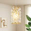 Luminaire suspendu de luxe en métal Nesrine-1665262425