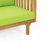 Acacia Wood  Outdoor 3 Seater Daybed With Cushion-78694784
