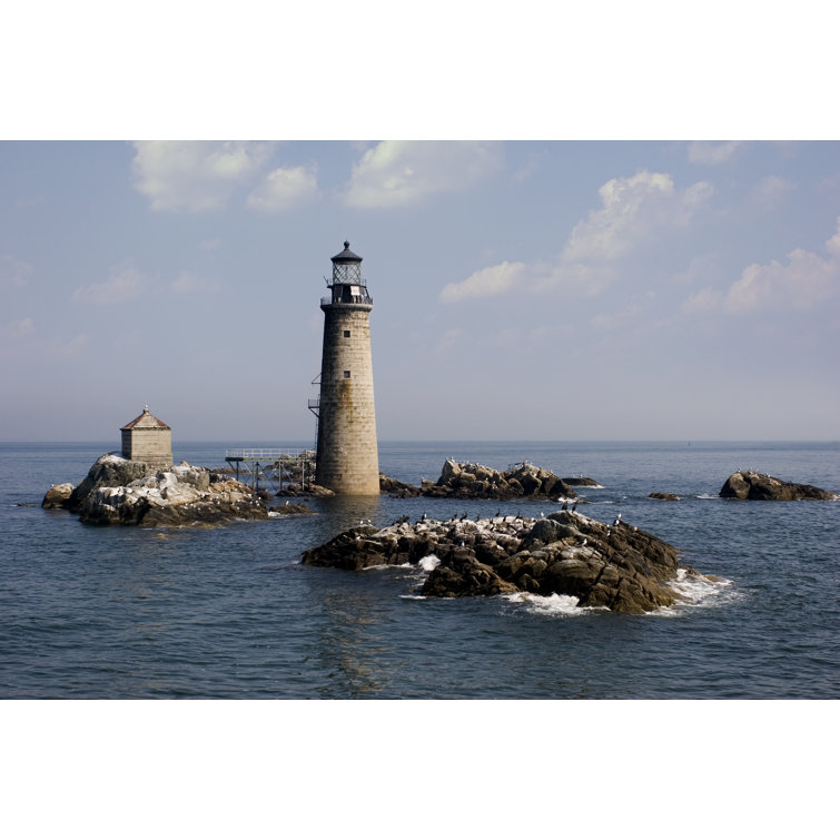 Graves Light Boston Harbor by Kickstand - No Frame Art Prints on Canvas