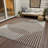 Elowen Brown Washable Indoor-Outdoor Rug - -1870293544
