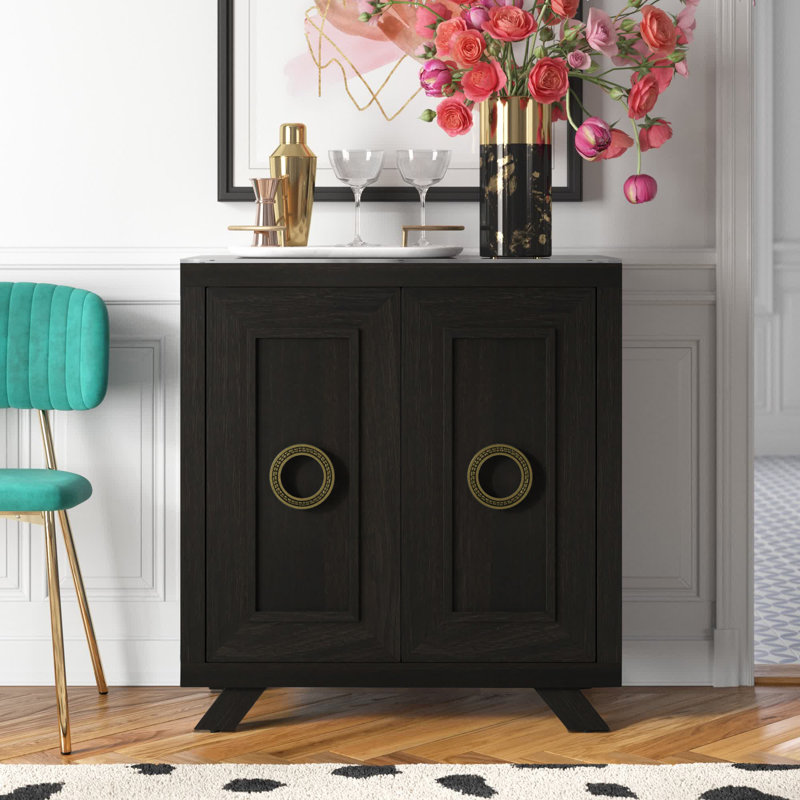 Carville 31.5'' Bar Cabinet, Bellmont Mahogany