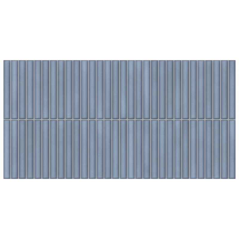 Spanish Lingot Porcelain 12"x 24"x 9mm Wall Tile Case (5 PCS, 10.76 Sq. Ft.), Blue