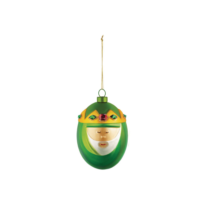 Melchiorre 4.7'' Glass People Ball Ornament