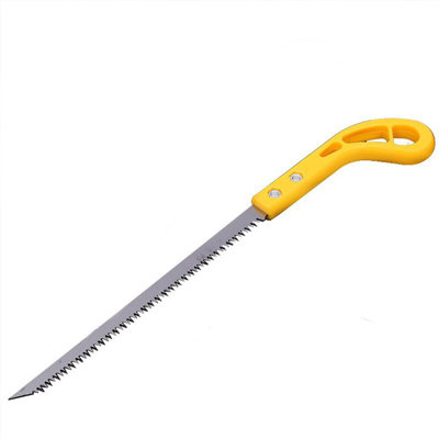 small wire tail saw Outdoor Portable Hand Saw Mini Woodworking Saw Garden Wall Panel Saw, Plastic Handle, Fine Toothed Small Wire Tail Saw