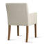 Ensemble de table de salle à manger 4 personnes Woodcroft avec table ronde unie et 4 fauteuils rembourrés en tissu-130545128