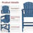 2-Person HDPE Square Outdoor Dining Set-1755017597