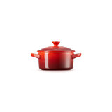 Le Creuset Stoneware Mini Round Cocotte, 24 Ounce, White