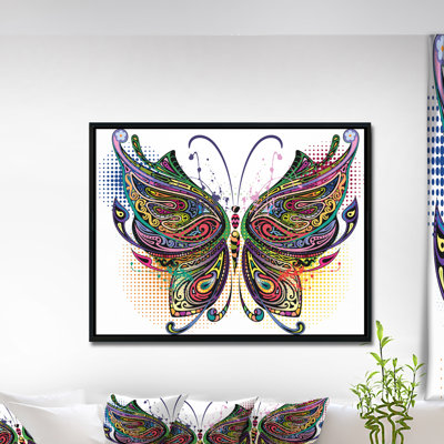 « panaché papillon », impression