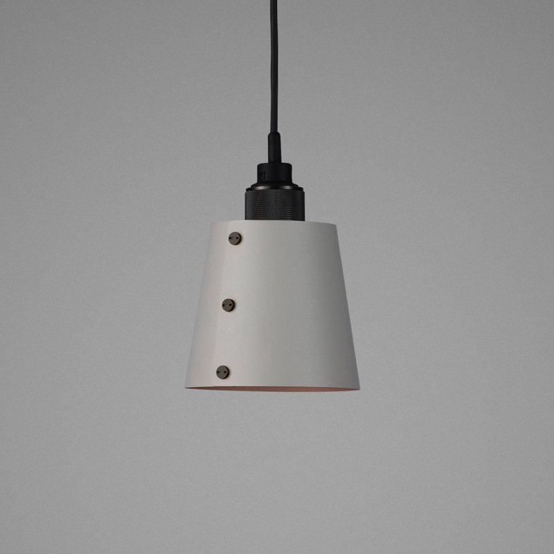 Cross Knurl 1 - Light Pendant, Stone, Bronze