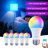 60-watt Equivalent A19 Matter Smart E26 Led Light Bulb, Rgb, 27k-65k, Alexa/google Smartthings (6-pack)-125885183