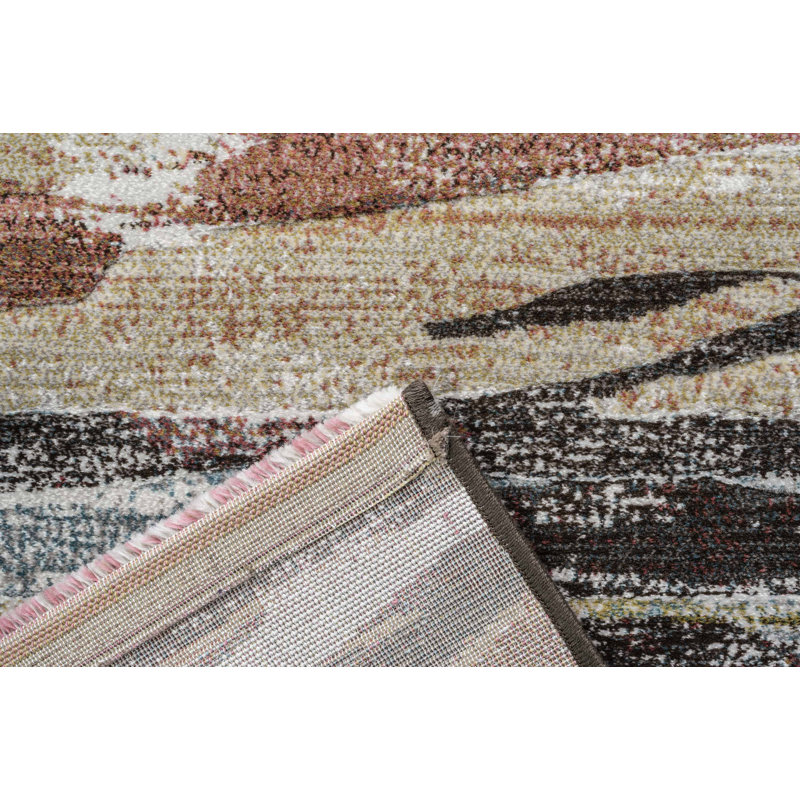 Galleria Brown/Terracotta/Blue Rug, Runner 67 x 330cm