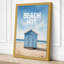 Solitary Beach Hut Coastal - Wrapped Canvas-1006107707-1006107706