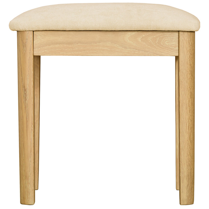 Solid + Manufactured Wood Accent Stool