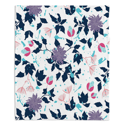  Couverture à fleurs