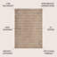 Tapis intérieur / extérieur brun / naturel à fines rayures Amiyah-1457547463