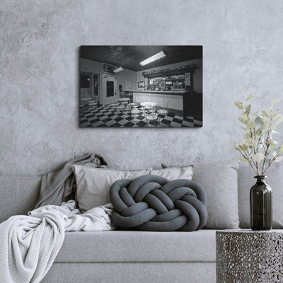  «Soda Parlor» par Decent Exposures, art mural en métal, 36 po x 24 po