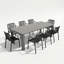 Seine 8 - Person Plastic Patio Dining Set Rectangular Table-113712312