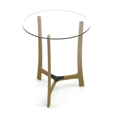 Tomchay Glass Top End Table