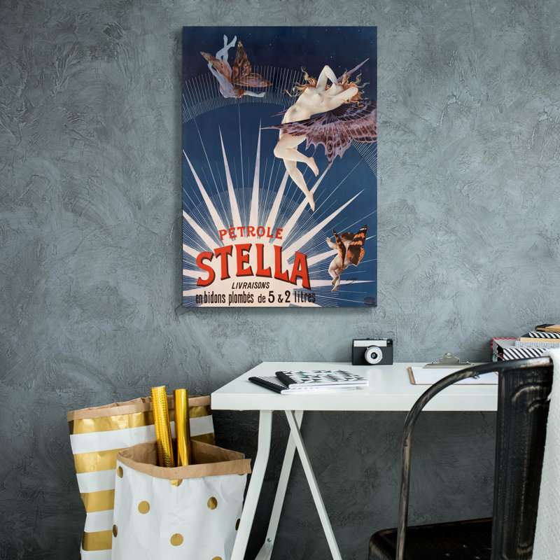 «Petrole Stella» par Gray, H 26 po x l 18 po x P 0,75 po