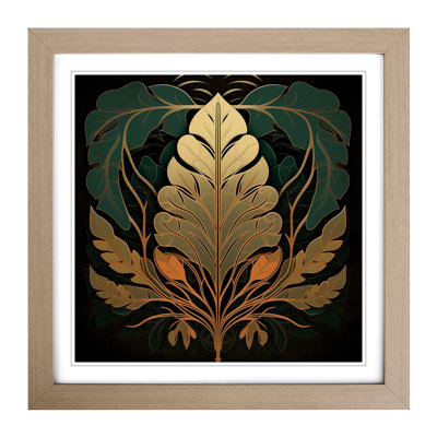 Leaf Deco No.2 - Framed Print