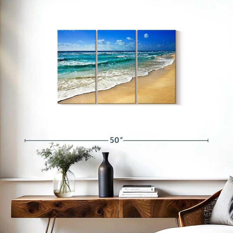 Nicci Cancun Beach II, 36" H x 57" W