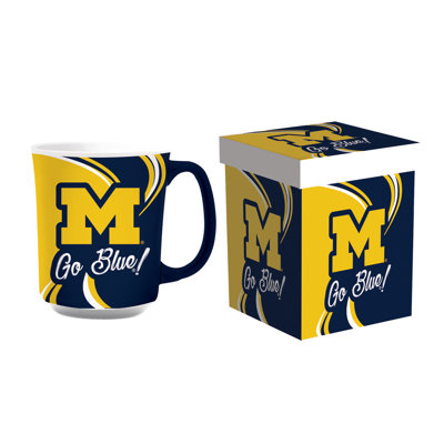University of Michigan 14oz Ceramic Coffee Cup with Matching Box