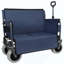 Chariot pliant 3 en 1 avec siège de banc - capacité de 500 lb, pneus de plage de 9 po x 4 po pour le camping et la plage-123263007