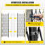 154.9 cm H x 309.9 cm W Steel Gate Fencing-1801938824
