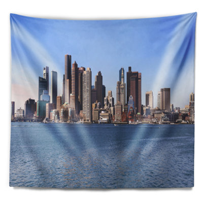 Photo boston skyline panorama tapisserie Cityscape